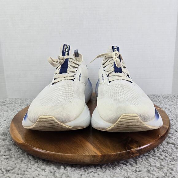 Brooks Glycerin StealthFit 21 White Marshmallow Blue Gym Running Shoe Mens 13 D - Picture 4 of 13